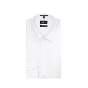 Sotto Sopra Men's Fitted Dress Shirt - White