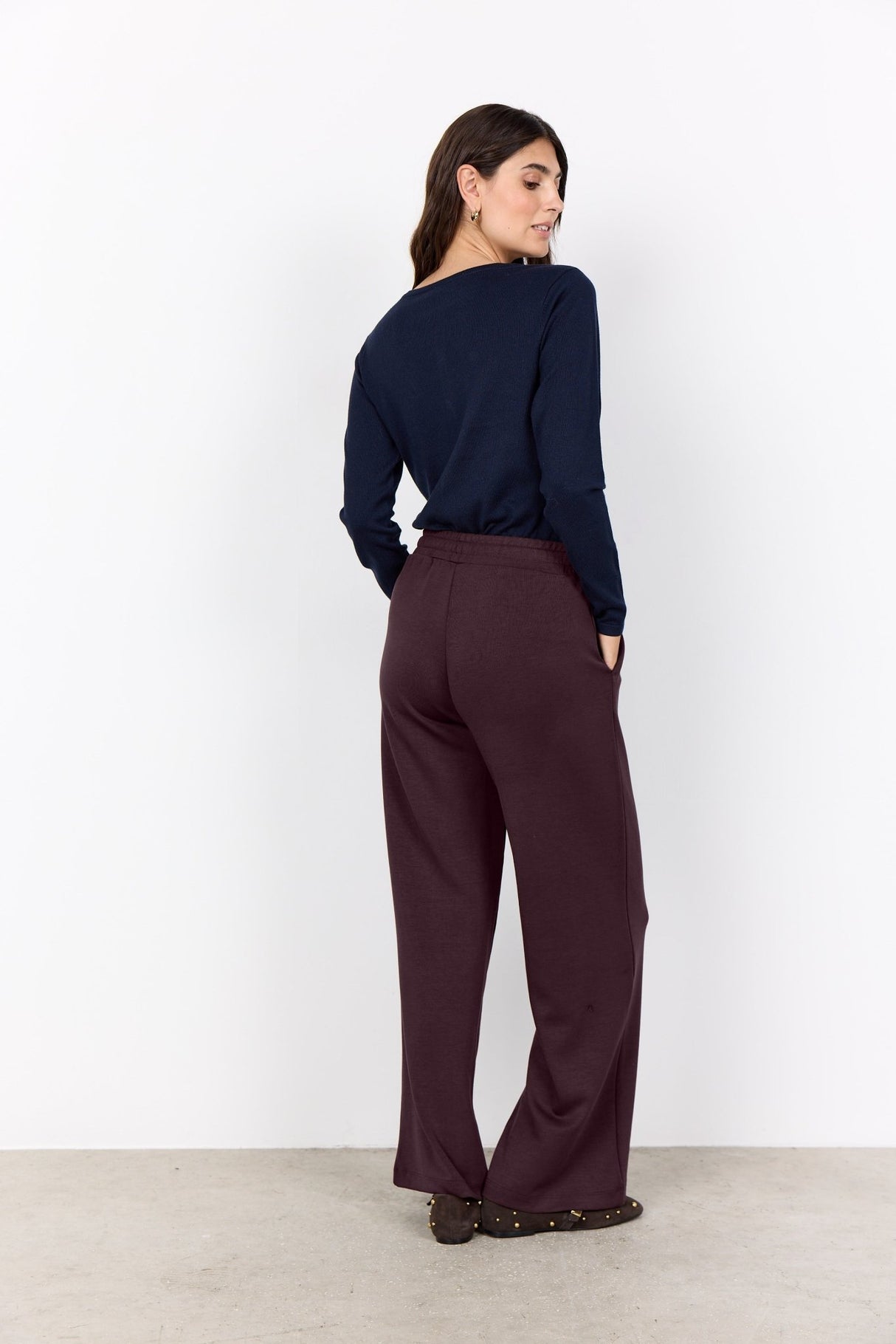 Soyaconcept Women's Banu 116 Pants - Chocolate Plum