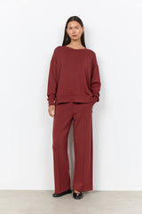 Soyaconcept Women's Banu 164 Crew Sweater - Madder Brown