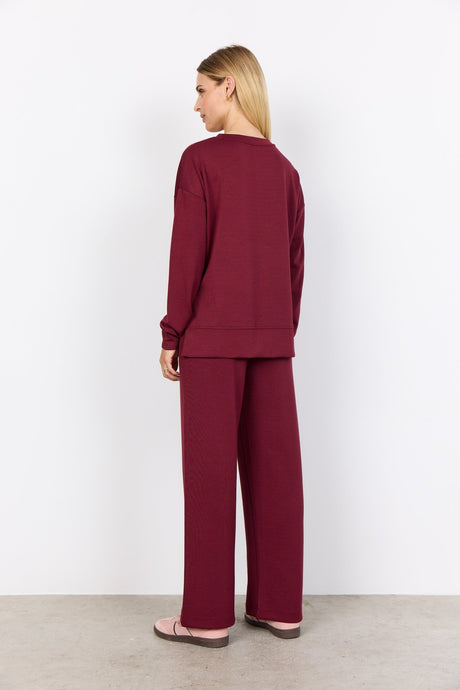 Soyaconcept Women's Banu 164 Sweatshirt - Dark Red