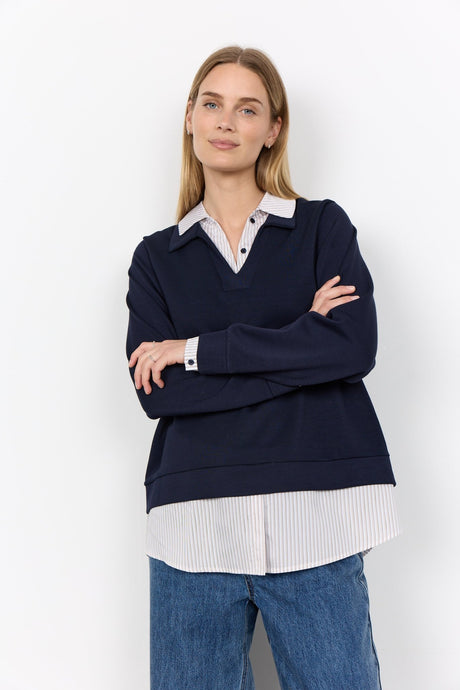 Soyaconcept Women's Banu 336 Sweater - Navy