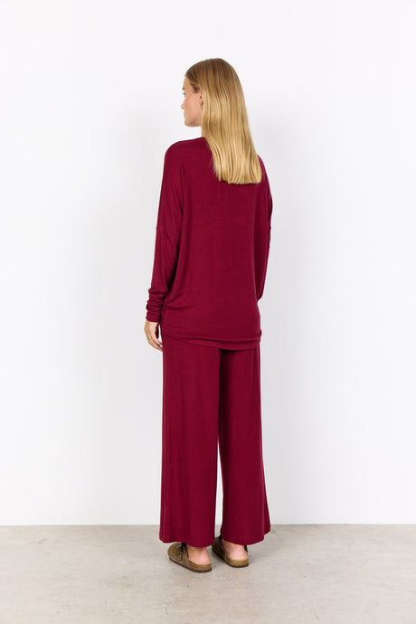 Soyaconcept Women's Biara 1 Top - Dark Red