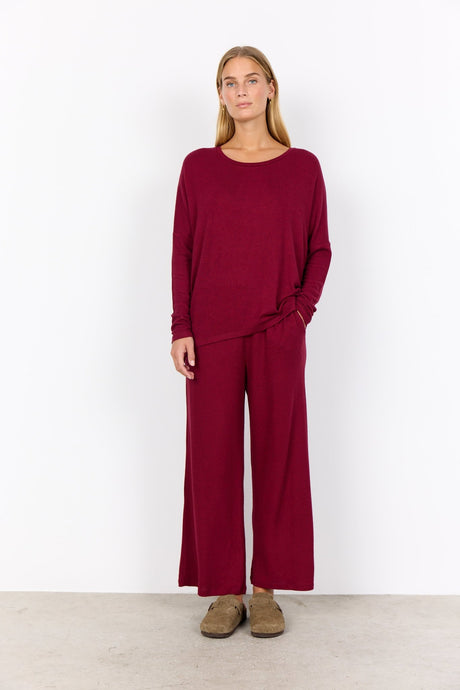 Soyaconcept Women's Biara 1 Top - Dark Red