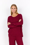 Soyaconcept Women's Biara 1 Top - Dark Red