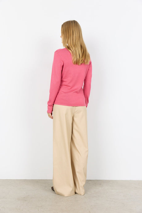 Soyaconcept Women's Dollie 446 Knitted Cardigan - Rapture Rose