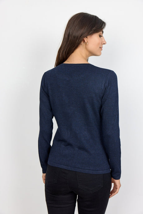 Soyaconcept Women's Dollie 446 Knitted Cardigan - Navy