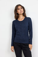 Soyaconcept Women's Dollie 446 Knitted Cardigan - Navy