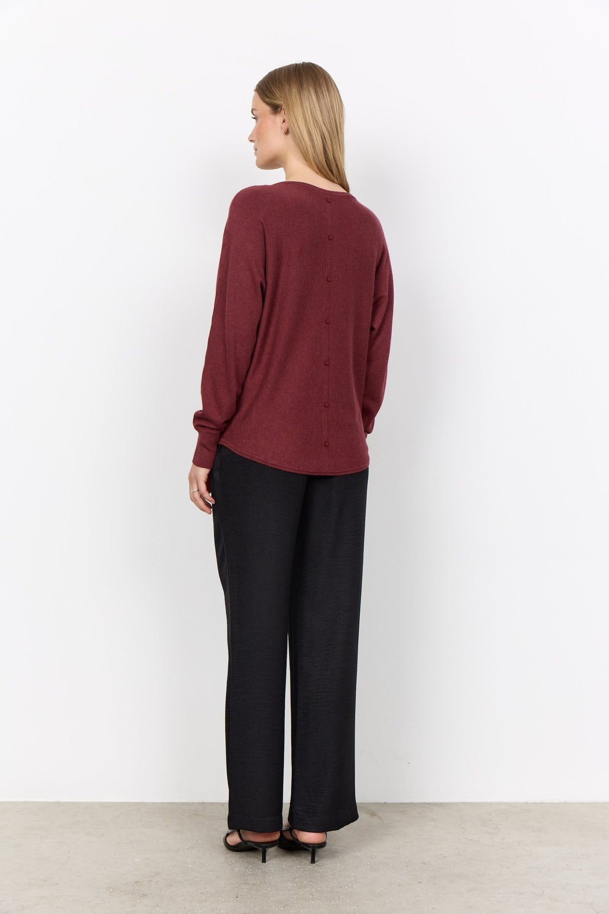Soyaconcept Women's Dollie 620 Sweater - Oxblood Red