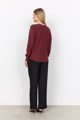 Soyaconcept Women's Dollie 620 Sweater - Oxblood Red