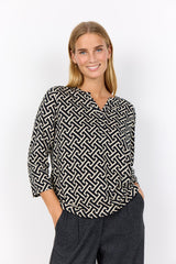Soyaconcept Women's Felicity Aop 519 Top - A&M Clothing & Shoes