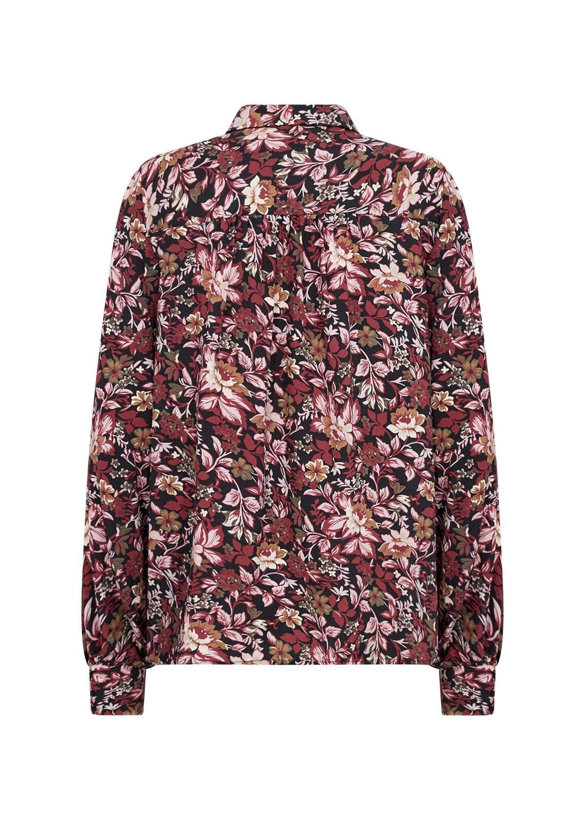 Soyaconcept Women's Habin Aop 2 Printed Button-Up Shirt - Madder Brown