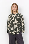 Soyaconcept Women's Hanni Aop 1 Printed Blouse - Forest Night