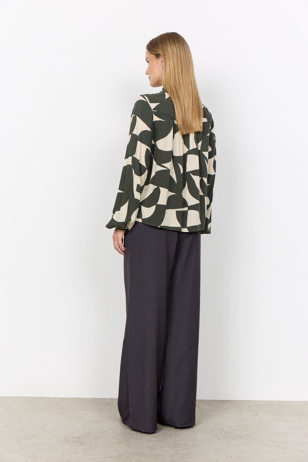 Soyaconcept Women's Hanni Aop 1 Printed Blouse - Forest Night