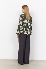 Soyaconcept Women's Hanni Aop 1 Printed Blouse - Forest Night