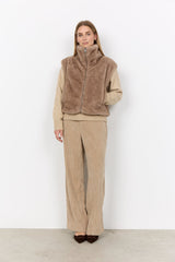 Soyaconcept Women's Haye 1 Vest - Camel