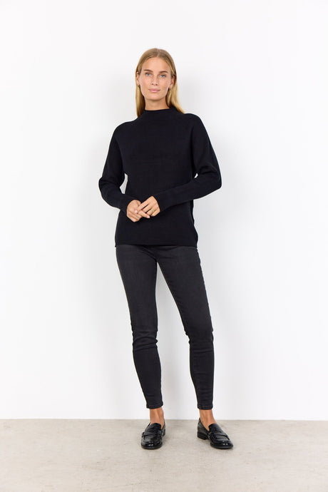 Soyaconcept Women's Kanita 4 Knit Sweater - Black