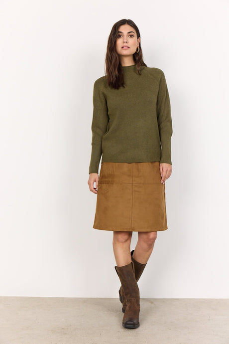 Soyaconcept Women's Kanita 4 Knit Sweater - Dark Olive