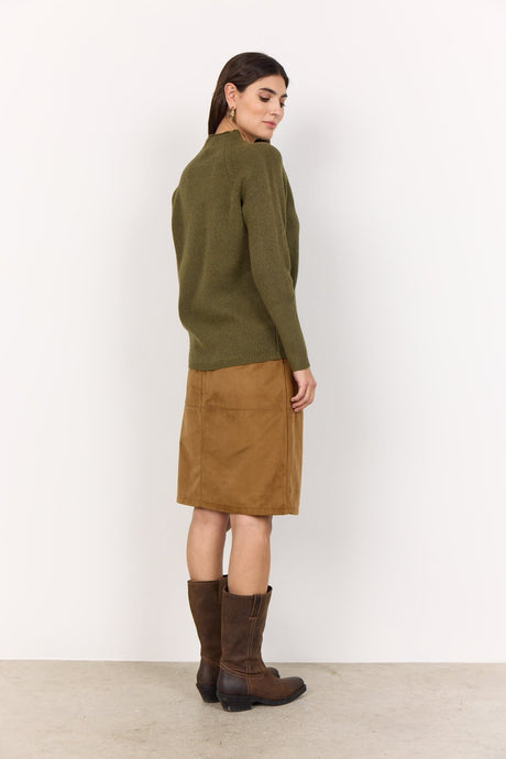 Soyaconcept Women's Kanita 4 Knit Sweater - Dark Olive
