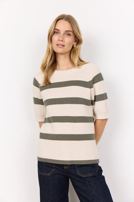 Soyaconcept Women's Kanita Stripe 19 Sweater - A&M Clothing & Shoes - Westlock