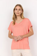Soyaconcept Women's Marica 32 T-Shirt - Peach Pink