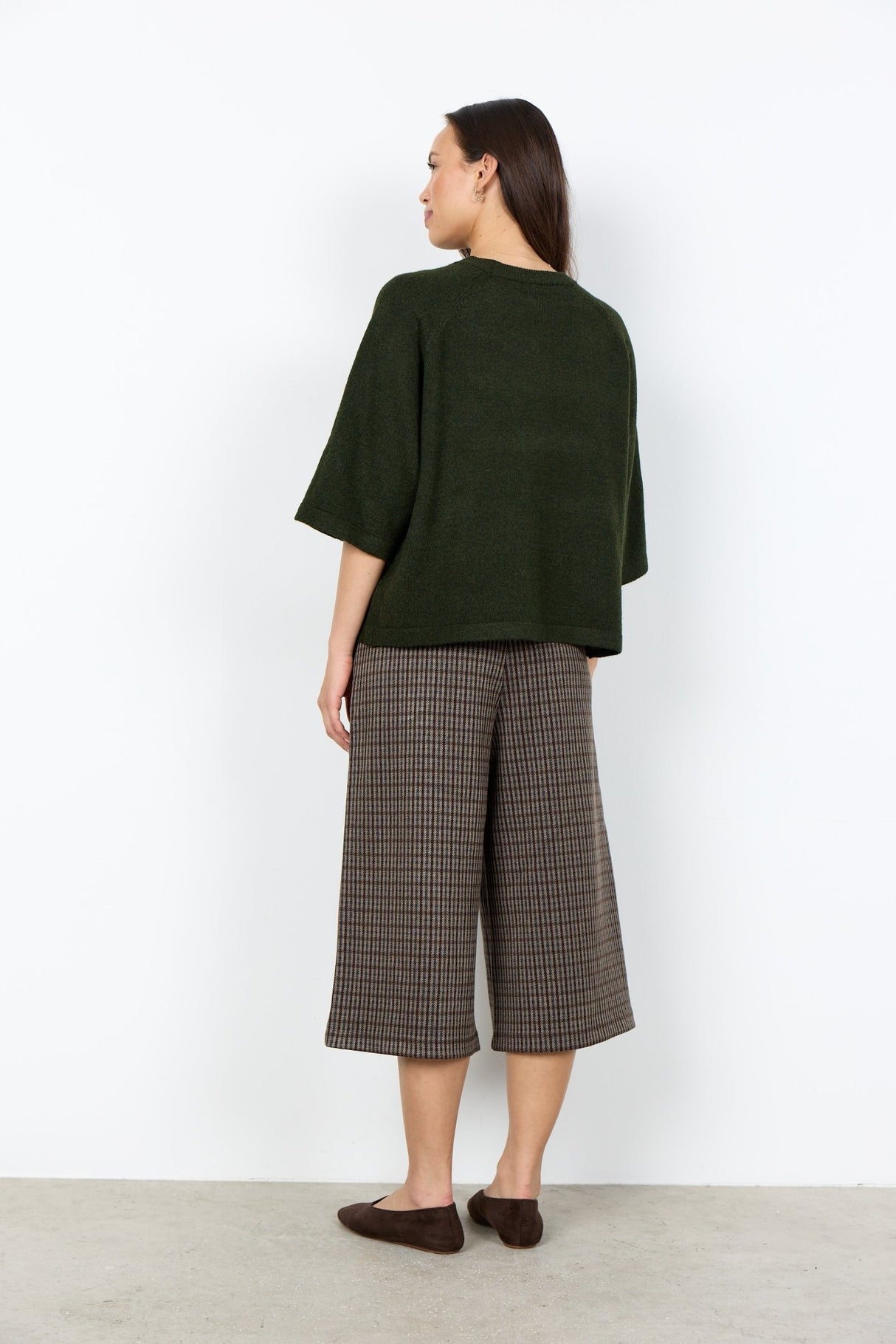 Soyaconcept Women's Orlean 1 Short Sleeve Sweater - Forest Night