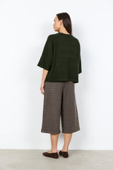 Soyaconcept Women's Orlean 1 Short Sleeve Sweater - Forest Night