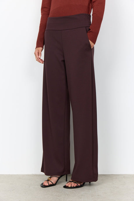 Soyaconcept Women's Siham 48 Pants - Chocolate Plum