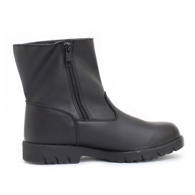 Sport Walks Men's Track Winter Boots Wide - Black