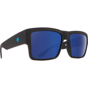 Spy Cyrus Soft Matte Black Happy Bronze Mirror Sunglasses - Black/Bronze