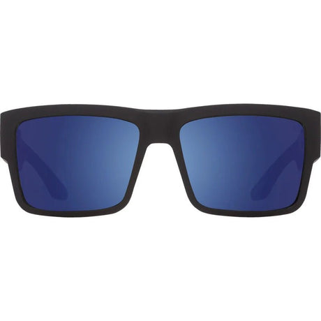 Spy Cyrus Soft Matte Black Happy Bronze Mirror Sunglasses - Black/Bronze