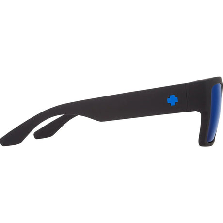 Spy Cyrus Soft Matte Black Happy Bronze Mirror Sunglasses - Black/Bronze