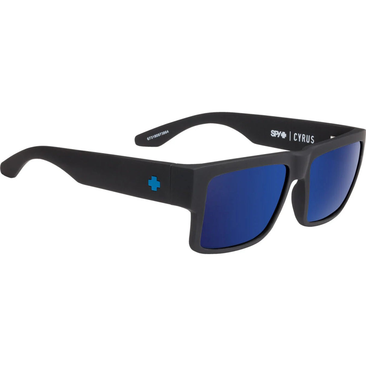 Spy Cyrus Soft Matte Black Happy Bronze Mirror Sunglasses - A&M Clothing & Shoes