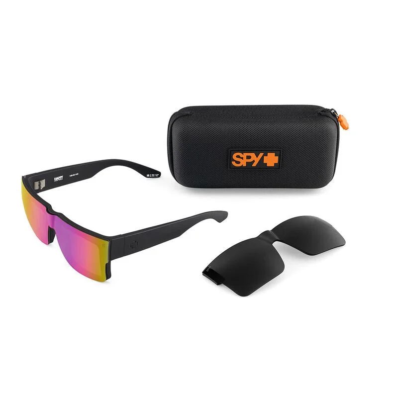 Spy Cyrus Switch Black Happy Mirror Sunglasses - A&M Clothing & Shoes