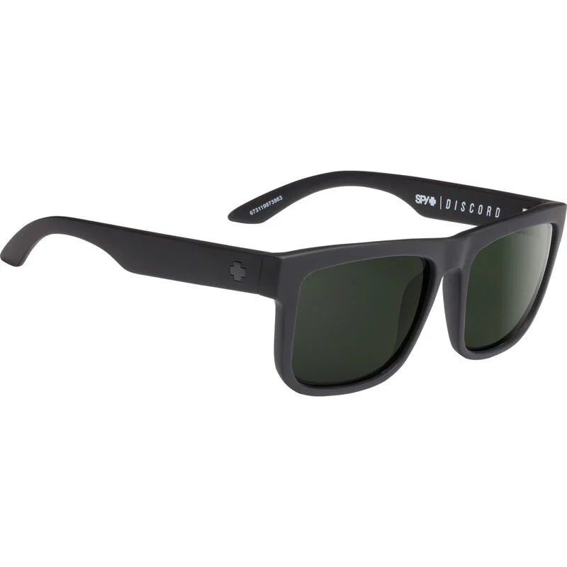 Spy Discord Soft Matte Black Happy Grey Polar Sunglasses - A&M Clothing & Shoes