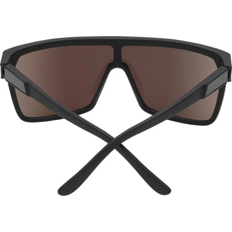 Spy Flynn Black Happy Bronze Mirror Sunglasses - Black/Green