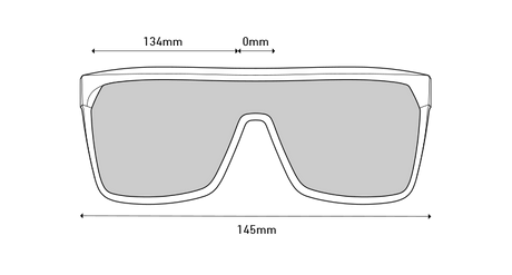 Spy Flynn Fade Happy Grey Mirror Sunglasses - Black/Red