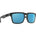 Spy Helm Dark Happy Grey Polarized Mirror Sunglasses - Dark Grey/Light Blue