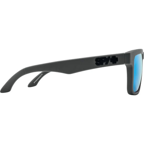 Spy Helm Dark Happy Grey Polarized Mirror Sunglasses - Dark Grey/Light Blue