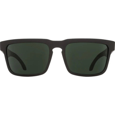 Spy Helm Soft Matte Black Happy Grey Polar Sunglasses - Black/Grey