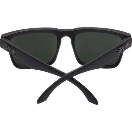 Spy Helm Soft Matte Black Happy Grey Polar Sunglasses - Black/Grey