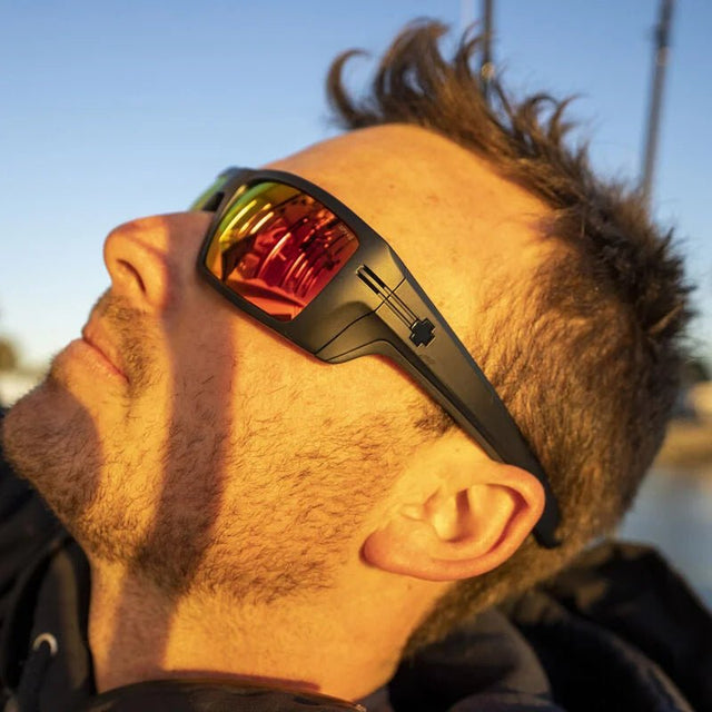 Spy Rebar ANSI RX Black Happy Mirror Sunglasses - A&M Clothing & Shoes - Westlock