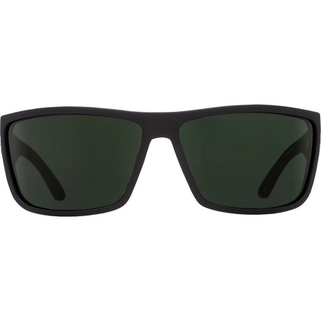 Spy Rocky Matte Black Happy Grey Green Polar Sunglasses - Black/Grey