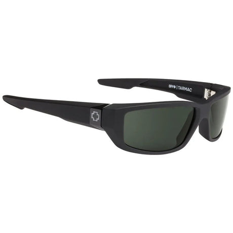 Spy Tarmac Soft Matte Black Happy Grey Green Sunglasses - Black/Grey