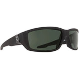 Spy Tarmac Soft Matte Black Happy Grey Green Sunglasses - A&M Clothing & Shoes