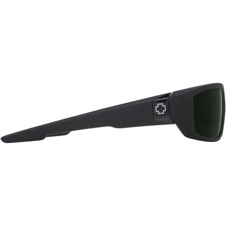 Spy Tarmac Soft Matte Black Happy Grey Green Sunglasses - Black/Grey