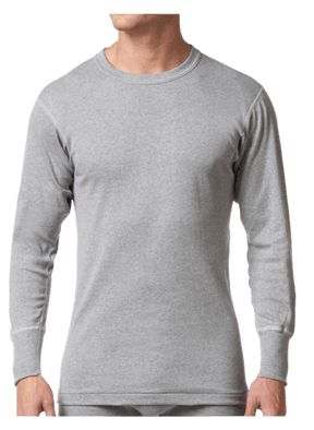 Stanfields Men's Premium Baselayer Shirt - Grey