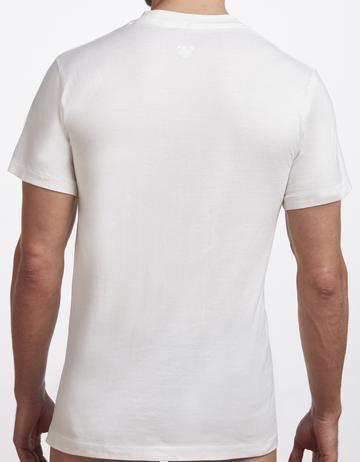 Stanfields Men's Premium Crew Tee 2 Pack - White