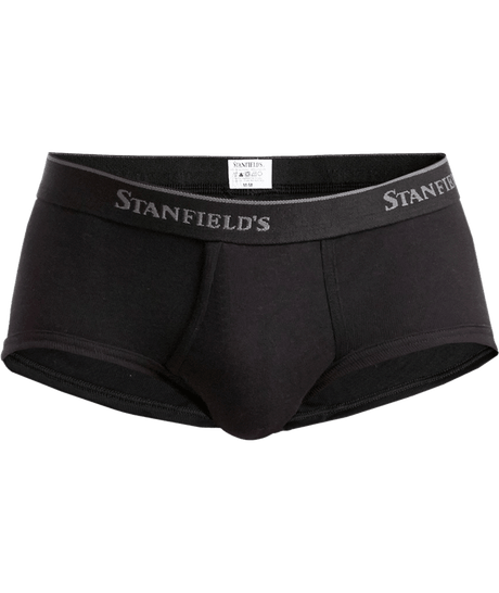 Stanfields Men's Supreme Brief 2 Pack - Black