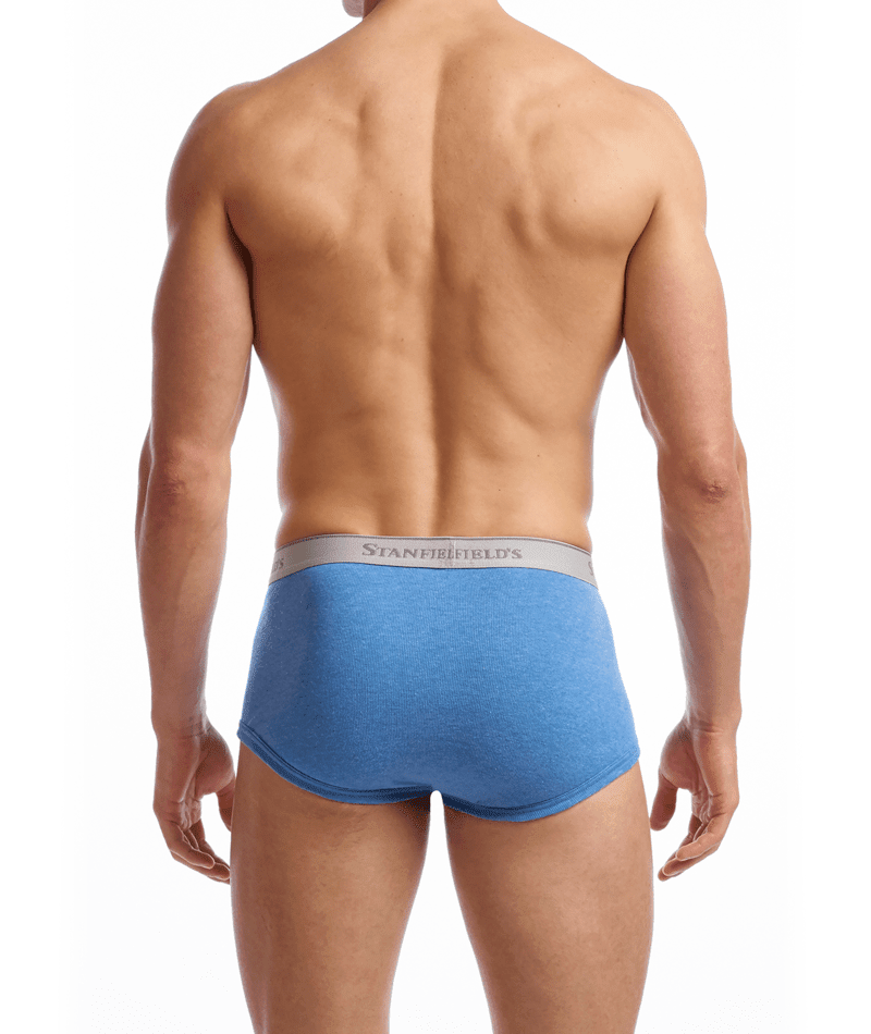 Stanfields Men's Supreme Brief 2 Pack - Denim