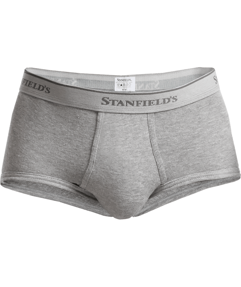 Stanfields Men's Supreme Brief 2 Pack - Grey